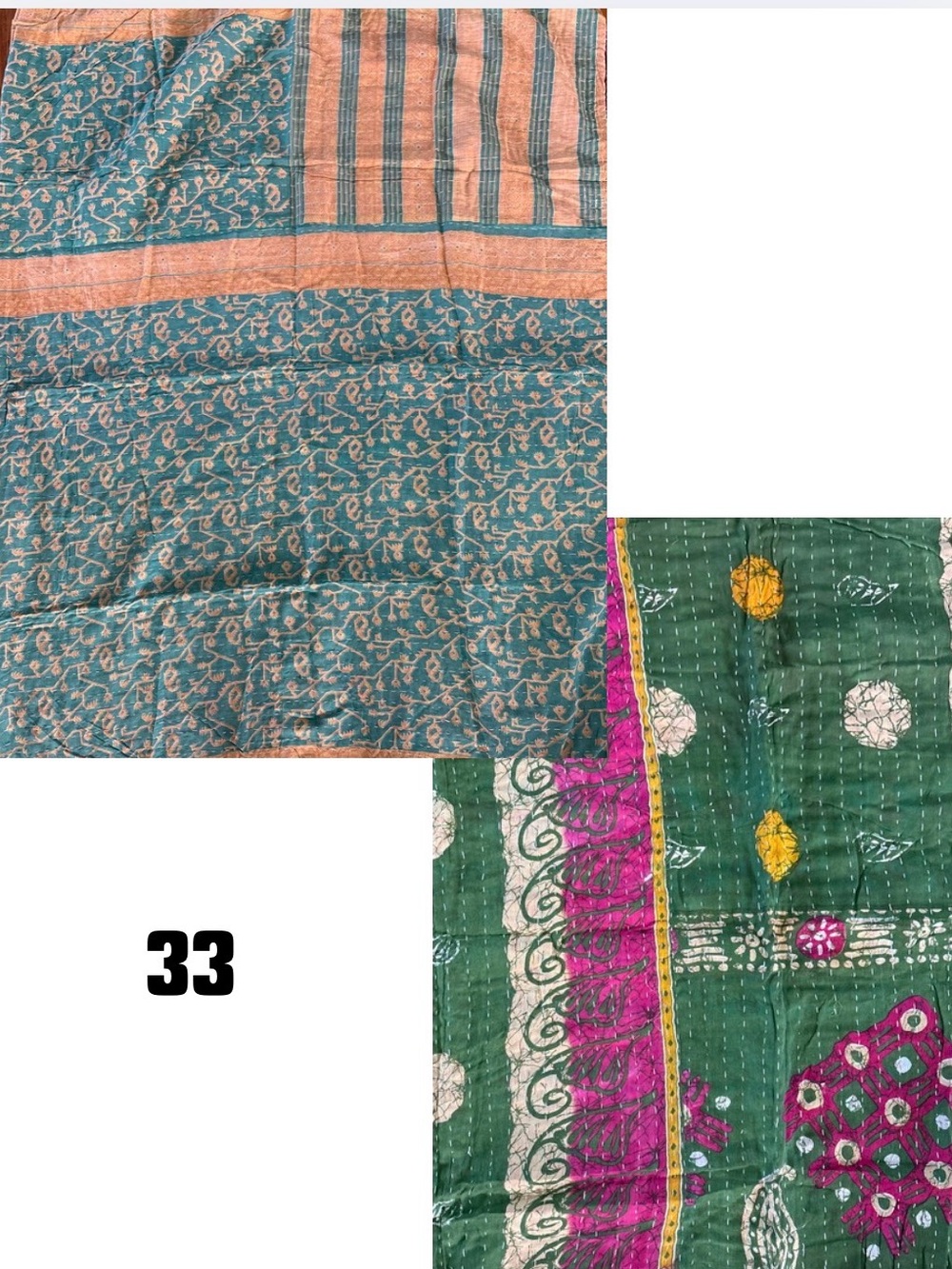 Kantha Throw #33